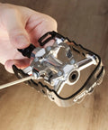 Dual Platform Clipless Pedals For Shimano SPD Mountain Road And Trekking Bikes Sealed Bearings CrMo Axle Aluminum Body