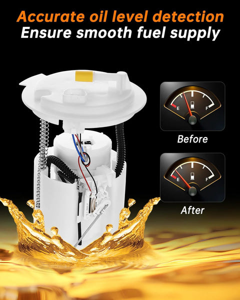 Drop In Electric Fuel Pump Module Assembly for Dodge Avenger, Chrysler 200, Sebring with fuel gauge improvement