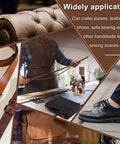 Ultimate Leather Working Starter Kit 628 Pcs with Leather Pony, Tooling Box, Stamping Tools, Punches, Sewing Threads, Rivets, and Apron usage examples