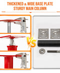 Heavy Duty House Leveling Floor Jacks Set Of Four Adjusts From Eleven To Sixteen Inches Handles Up To Eleven Thousand Pounds components comparison