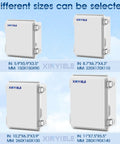 Different sizes of Heavy Duty Abs Plastic Junction Box With Ip67 Waterproof Shield And Dustproof Seal, 5.9 to 11 inches.