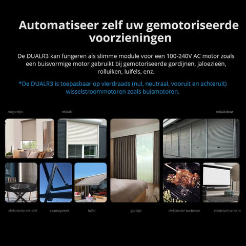 Smart Curtain Switch With Power Metering Dual Relay DIY Controller for Blinds and Roller Shutters, product display
