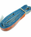 Coiled Heavy Duty 1 Inch By 6 Foot Polyester Lifting Sling For Rigging, 3200 Lb Vertical, 2600 Lb Choker, 6400 Lb Basket, 2 Ply 900 Webbing
