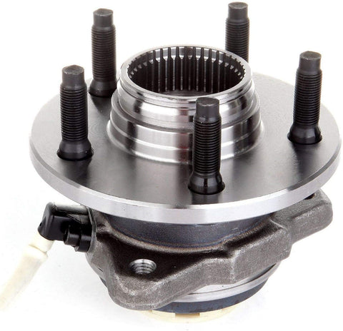 4x4 Ready Front Left And Right Wheel Hub And Bearing Assembly For Ford Ranger 1998 1999 2000 And Mazda B4000 1998 1999 2000 ABS 5 Lug 3 Bolt Triangular Flange