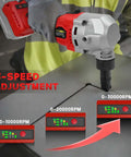 Cordless Metal Nibbler For 18V Batteries With Brushless Motor, 3 Speed Metal Cutter For Stainless Steel And Aluminum, 30000 RPM