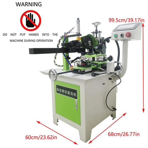 Heavy Duty Fully Automatic Circular Saw Blade Grinder For 100 To 800Mm Blades, showcasing precise tooth sharpening features.