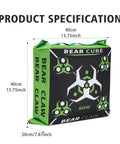 Portable Archery Bag Target With Dual Sides For 30 Pound Bows On The Go, high visibility, Bear Claw design, product specifications