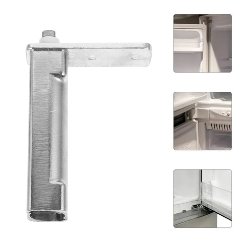 Heavy Duty Stainless Steel Refrigerator Door Hinge Auto Close Replacement For Home And Commercial Freezers Quiet Smooth Operation Durable Fridge Accessory image showing hinge details and installation