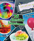Image of Kids Science Lab Kit With Seventy Plus Experiments A Fun Kid Friendly Chemistry Set For Boys And Girls featuring rainbow ferris wheel, wordless book, rainbow rain, artificial snow, and water blowing balloon.