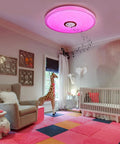 All In One 36W LED Ceiling Light With Bluetooth Speaker Remote Control Timable RGB Color Changing Modern Flush Mount For Bedroom