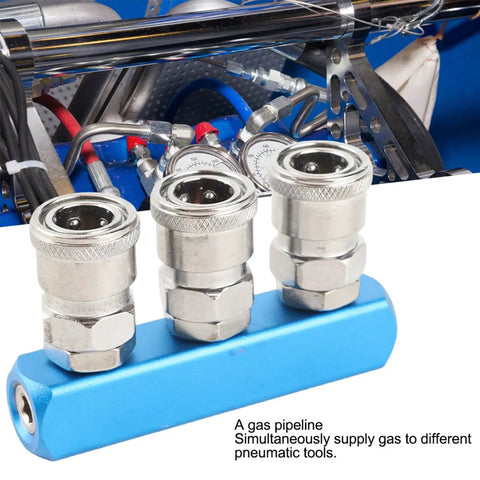 Push In Connection Design C Type Air Compressor Quick Connector with Aluminum Alloy Body