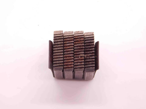 Pro Grade 7 Size Die Head Thread Chasers Set For Left Hand Threading LH Threads, Durable Machinist Tools For Precision Chasing, Great For DIY Or Shop Use, Includes Multiple Sizes For Quick Clean Accurate Threads. close-up of stacked metal chasers