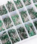 Value Packed Polyester Film Capacitor Assortment Kit With 700 Pieces Across 24 Values In Clear Box 0.22nF To 470nF Range