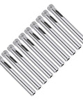 CoCud diamond drill bits set, 7mm diameter, nickel-plated, for glass drilling, 10-piece