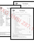 Test reports for Six Pack Anti Fog Safety Glasses With Clear Lenses ANSI Z87 Impact And Scratch Resistant Protective Eyewear.