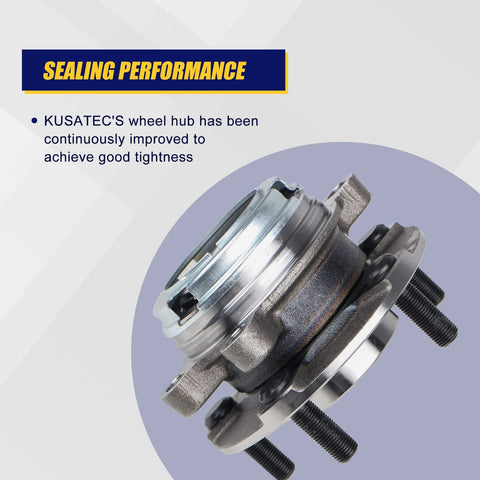 Front Wheel Bearing And Hub Assembly 513294 For Nissan Altima 2007 2008 2009 2010 2011 2012 2.5L Four Wheel ABS 29 Spline 5 Lug Bolts Encoder Included