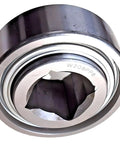 Close-up of Drivetrain Agri Disc Harrow Bearing for APC Harrow Replaces 6AS09-1-1-8 and DC208TT8, 1-1-8 Inch Square Bore.