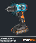 Nitro 20V Cordless Drill Driver With Brushless Motor Ultra Compact And Lightweight Only Six Inches Long And About Three Pounds Power Share Compatible Tool Only Half Inch Chuck Delivers Up To Five Hundred Inch Pounds Of Torque And Zero To Two Thousand One image