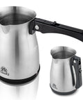 Your Go To Turkish Coffee Pot Stainless Steel 120V 1 To 4 Cup Electric Cezve With Foldable Handle showcased
