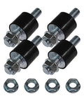 Heavy Duty M10 30X25mm Rubber Shock Isolator Mounts Anti Vibration Kit for machines with metal nuts and washers.