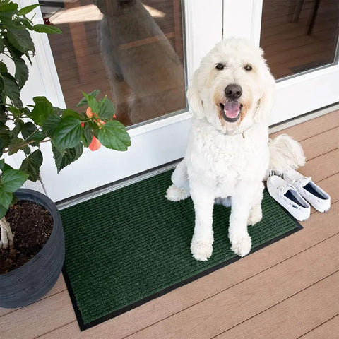 Workhorse Heavy Duty Industrial Door Mat 3 Ft By 10 Ft Large Entrance Rug For Busy Commercial Entrances Lobbies Garages And Mudrooms Made In USA
