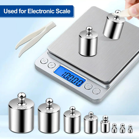 Precision Calibration Weights Kit For Digital Scales With Tweezers 17 Piece Set From 10 Milligrams To 100 Grams Ultra Accurate