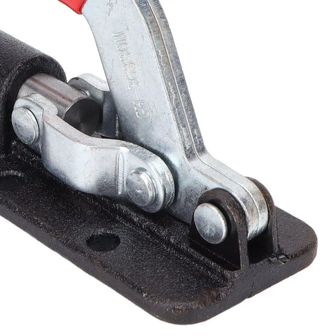 Heavy Duty Push Pull Toggle Clamp Built Tough For Welding Equipment Installation Quick Fix Fixture With Stable Clamp Force Iron And Plastic Construction Model 36330M close-up