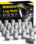 M12x1.5 Lug Nuts Replacement Set For Ford Fusion Focus Escape Malibu Cruze Equinox Honda Accord CRV Civic HRV Jeep Compass Patriot Chrome Closed End