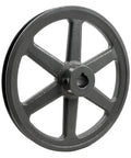 Three Quarter Inch Bore V Belt Pulley With Eight And A Quarter Inch Outer Diameter One Groove Cast Iron Sheave For A 3L And 4L V Belts