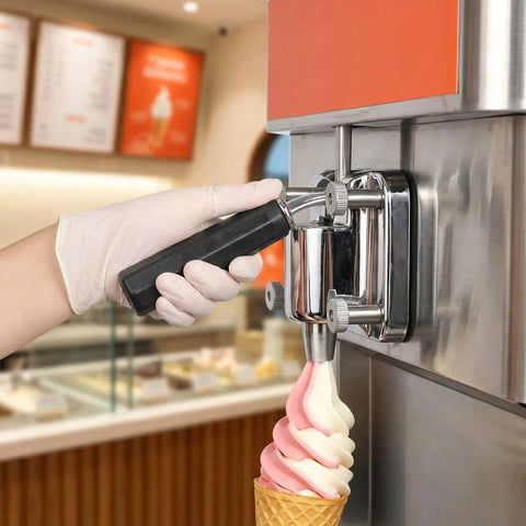 Universal Ice Cream Maker Lever Replacement Durable Built Tough Plastic And Metal Handle Easy Install Adjustable Size