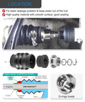 Carbon Seal Drive Line Rebuild Kit With Boot for Sea Doo Jet Ski Models showing components and assembly diagram.