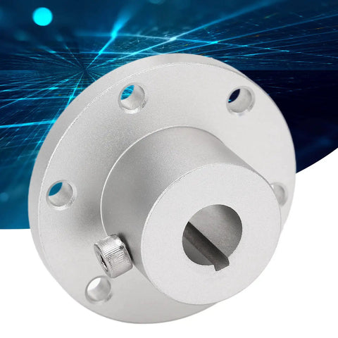 Motor Shaft Coupler With Aluminum Flange Connector And Key Lock Slot For No Slip Secure Power Transfer Through High Speed Turns And Rugged Terrain In Models For Great Torque And Durable All Weather Performance, 1/2 in shaft