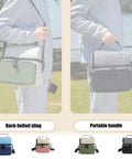Spill Proof Insulated Cooler Backpack With Hella Tough Oxford Fabric And Multiple Compartments Keeps Your Grub Ice Cold During Beach And Camping Adventures, shown in green and gray options.