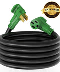 Extra Heavy Duty 50 Amp RV Extension Cord 25 Foot Length Featuring Hella Tough Build And Badass UV Resistant Design for EV use.