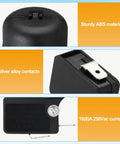 Four Piece Patio Heater Replacement Parts Micro Anti Tilt Dump Switch for Propane Gas Outdoor Heaters with Two Terminals Safe Shutoff No Hassle Quick Install FD4 Compatible showing ABS material and silver alloy contacts.