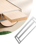Top Shelf Timber Frame Tenon Gauge Tool With Handle Heavy Duty Stainless Steel Mortise And Tenon Jig for Carpenters Woodworkers on lumber.