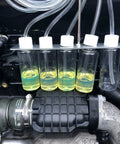 Diesel Injector Flow Meter Diagnostic Kit For 6 Cylinder Engines, Leak Off Test on 4 clear measuring tubes