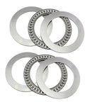Beefy Heavy Duty Thrust Needle Roller Bearings With Washers AXK5578 55mm Bore 78mm OD 3mm Thick Bearing Kit displayed on white background