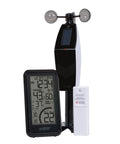 Monochromatic Digital Wind Speed Station With Indoor Outdoor Temperature And Humidity, Last Hour And Peak Wind Readings