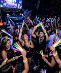100 Count Glow Sticks Bulk Party Pack With 8 Inch Glow Bracelets And Connectors Assorted Colors at vibrant indoor party