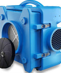 Shield-550 Air Scrubber 550 CFM With 3-Stage Filtration, Negative Air Machine, blue casing with HEPA filter exposed