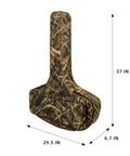 Universal Soft Crossbow Case With Backpack Straps For Hunting, T Shaped Design, 37 Inch, Camouflage Pattern, Durable 600D Nylon