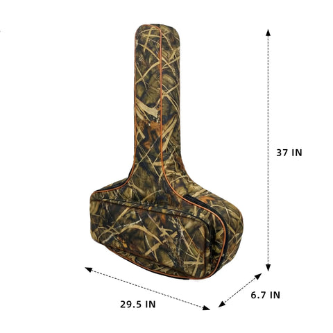 Rugged Crossbow Case With Backpack Straps For Hunting, Universal Soft Crossbow Bag 37 Inch, 600D Nylon Exterior, T Shaped Main Compartment