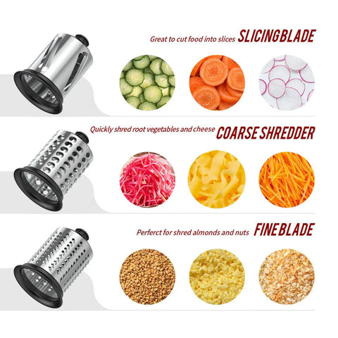 All In One Slicer Shredder Attachment For Stand Mixers Veggie Cheese Grater And Salad Maker Food Slicer Accessory with blades