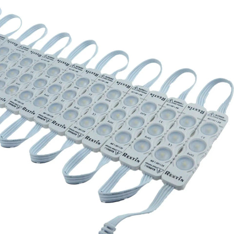 Ultra Bright 110V 3 LED Module 2835 White Light With 120 To 150 Lm Per Module Waterproof Peel And Stick Adhesive Back