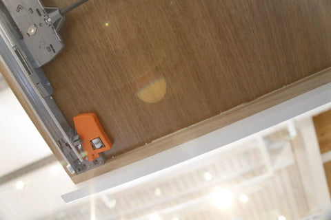 Top Shelf Heavy Duty Drawer Slides Built Tough For Daily Grind Featuring 27 Inch Full Extension Undermount Soft Close Hardware installation view.
