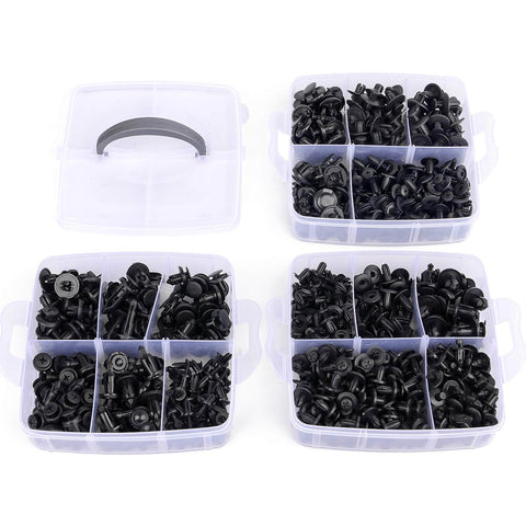 635-Pack Auto Rivet Retainer Clip Assortment - 16 Sizes For Bumper, Fender, Panels - Buy Bearings online - Fast US Shipping