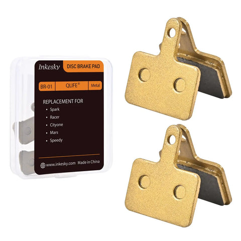 Brake Pads For Spark, Racer, Cityone, Mars, And Speedy Bicycles Rectangle BR01, 2 Pairs 4 Pads, V Brake Caliper Compatible