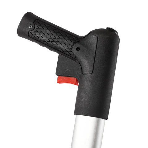 Pissente Hand Measuring Wheel, 0-9999.9ft Mechanical Counter handle with textured grip and brake for precise use.