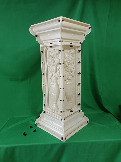 Awesome Abs Plastic Molds Sized 96 By 22 Cm Perfect For Casting Concrete Baluster Pedestals And Pillar Posts shown front view